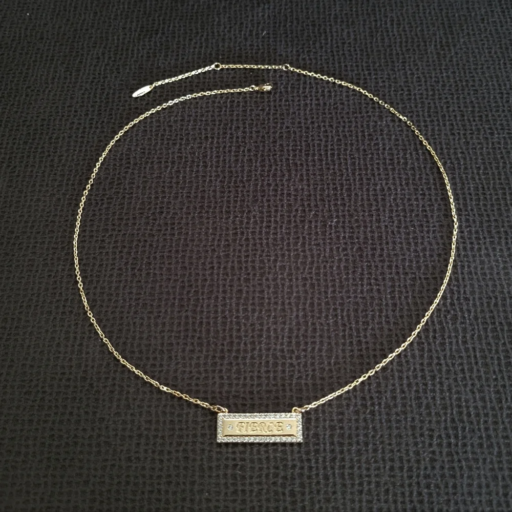 Lulu DK "Fierce"💪 Stationary Bar Necklace - NWOT - Picture 13 of 15